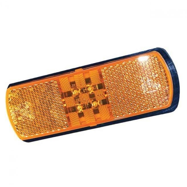 LED Side Marker Light Lamp - Amber Wired