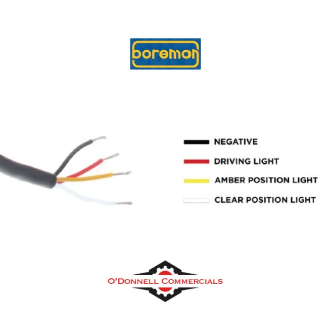 Polaris Boreman Full LED Spot Lamp Light - O'Donnell Commercials Truck and Trailer Parts Ireland